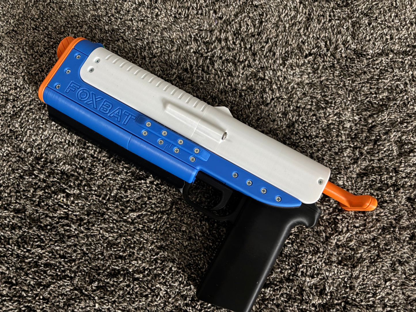 Foxbat - Mag-in-Grip Handcannon Pistol by Sillybutts (Printed Springer Nerf Blaster)