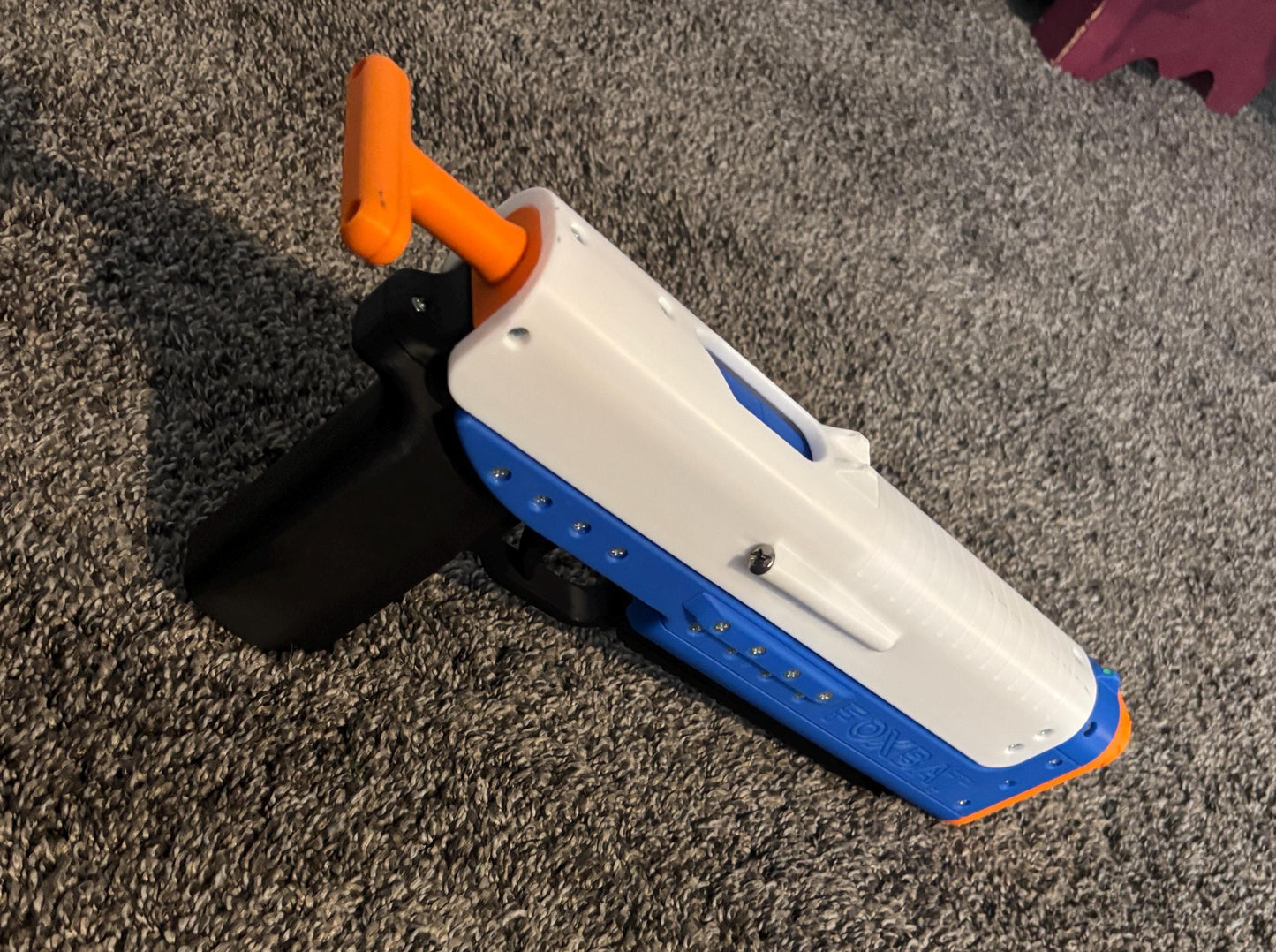 Foxbat - Mag-in-Grip Handcannon Pistol by Sillybutts (Printed Springer Nerf Blaster)
