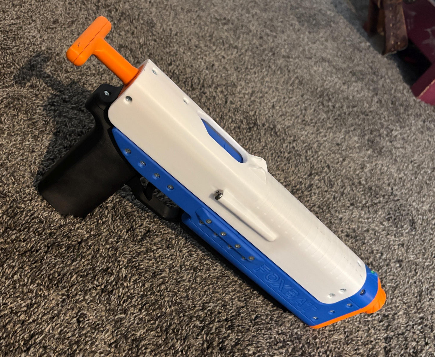 Foxbat - Mag-in-Grip Handcannon Pistol by Sillybutts (Printed Springer Nerf Blaster)